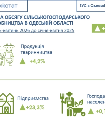 З початку року на Одещині виробили майже 65 тисяч тонн молока