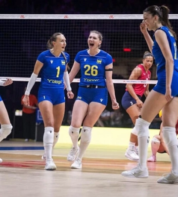 Жіноча збірна України з волейболу провела дебютний матч у Лізі націй