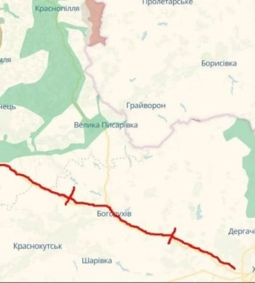 Радник міністра оборони: противник почав атакувати транспортне сполучення між Харковом і Сумами