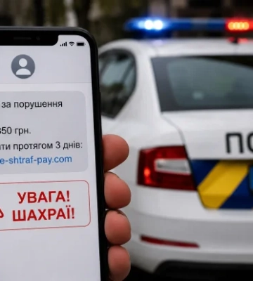 Фейкові штрафи ПДР спустошують картки: водіїв ловлять на термінову оплату через SMS