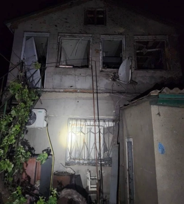 В ніч на 7 червня на Одещині внаслідок ворожої атаки пошкоджено житлові будинки та територію храму