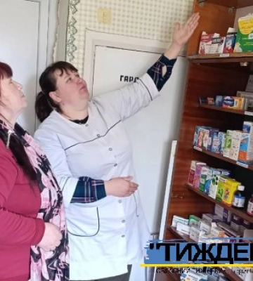 У прифронтових селах Охтирщини відпуск ліків організували через аптечні пункти в ФАПах