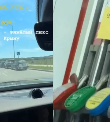 Паливна паніка на півдні РФ: у Краснодарі на АЗС утворилися кілометрові черги