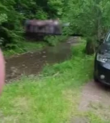У селі Виженка група дітей впала з дерев’яного мосту під час екскурсії