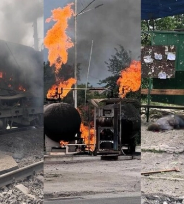 РФ ударила по железной дороге в Запорожье и по остановке транспорта в Балабино: есть погибшие и раненые
