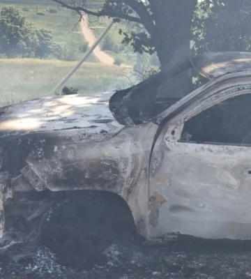 На Харьковщине БПЛА атаковал автомобиль полиции, есть погибший и раненые