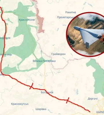 Росія копіює українську тактику і б'є по трасі Харків – Суми