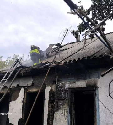 У Кропивницькому районі горів житловий будинок