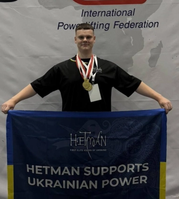 Спортсмен з Великолюбінської громади став чемпіоном світу з жиму лежачи