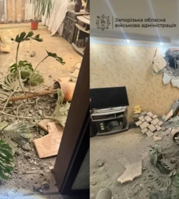 Разрушенное здание и поврежденная многоэтажка: 3 июня россияне дважды нанесли удары по Запорожью