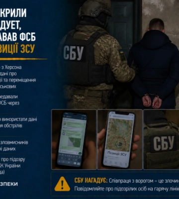 У Херсоні викрили агентурний дует, який передавав ФСБ дані про позиції ЗСУ