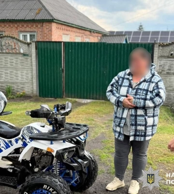 10-річна дитина ганяла на квадроциклі на Харківщині: як покарали матір