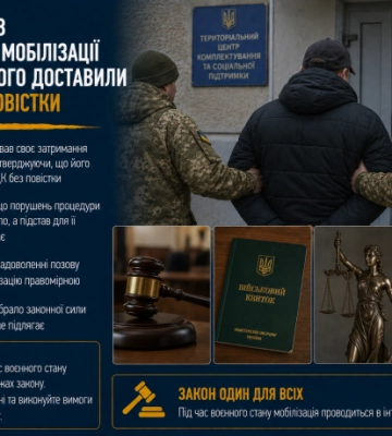 Суд відмовив у скасуванні мобілізації чоловіка, якого доставили до ТЦК без повістки