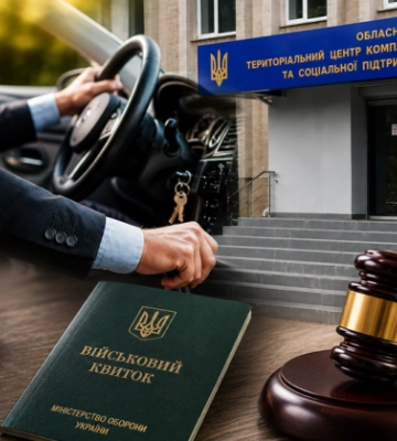 Не з’явився до ТЦК після повістки та вимоги: суд тимчасово обмежив військовозобов’язаного у праві керування авто