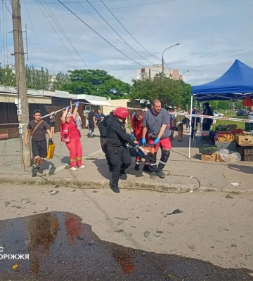 Кількість постраждалих від обстрілу Запоріжжя зросла до 24 осіб, серед них - 5 дітей