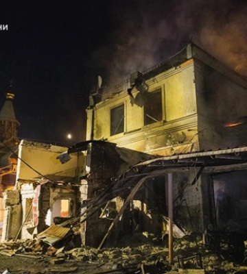 ДСНС показала наслідки атаки на Харківщину