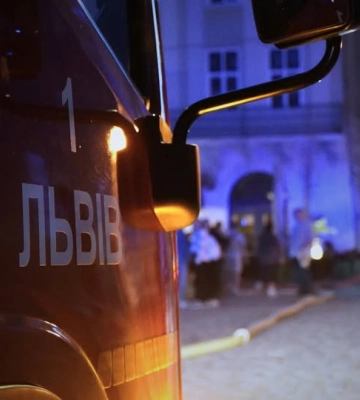 На площі Ринок у Львові горіла кам'яниця зі світової спадщини ЮНЕСКО
