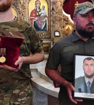 Полтавська громада попрощалась із загиблим захисником України