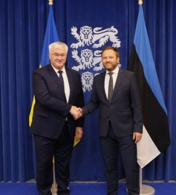 Сибіга і Цахкна провели переговори в Естонії: місце України – в ЄС