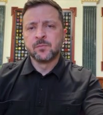 Звернення Володимира Зеленського наприкінці 1561-го дня війни