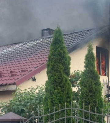 На Волині горів житловий будинок: