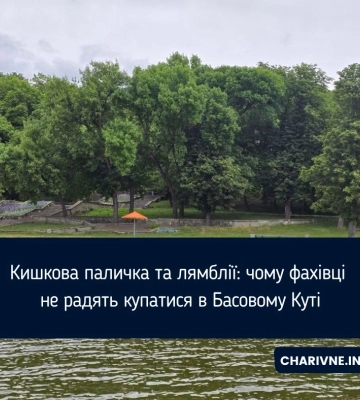 Кишкова паличка та лямблії: чому фахівці не радять купатися в Басовому Куті