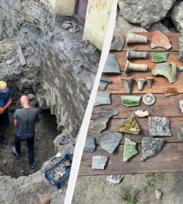У Луцьку археологи відкопали фундамент вежі, засипаної близько 300 років тому