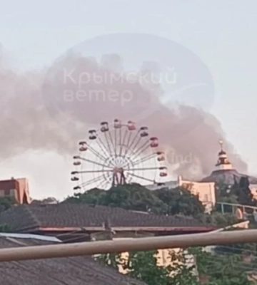 У Криму горіла панорама "Оборона Севастополя", символ російської присутності на півострові