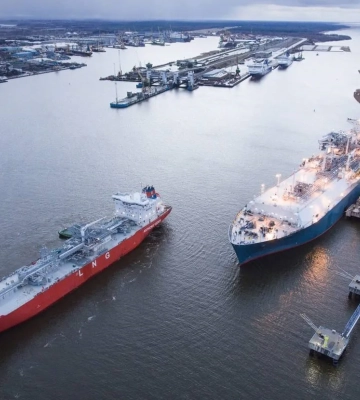 "Нафтогаз" впервые забронировал мощности LNG-терминала в Европе до 2044 года