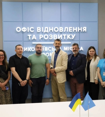 Миколаїв відвідав регіональний директор ЮНОПС у Європі та Центральній Азії Тім Ларднер