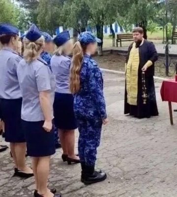 Священники УПЦ МП освятили колонію в Бердянську, де катують українців