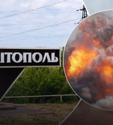 «Давно такого не было»: в оккупированной Акимовке прогремел мощный взрыв, в Мелитополе исчез свет (скрины)