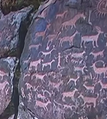 В Казахстане обнаружено более 1200 наскальных рисунков
