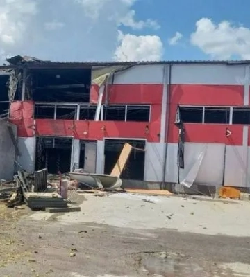 ВІДЕО: Російський дрон вдарив по терміналу Нової пошти у Запоріжжі