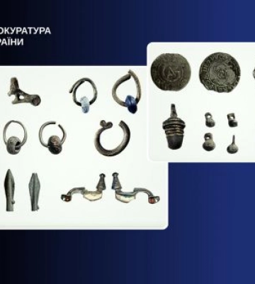 Прокуратура захистила право власності держави на 892 предмети археології та культурні цінності