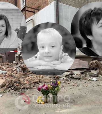 В Днепре в результате ракетного удара 2 июня погибли бабушка, мать и сын