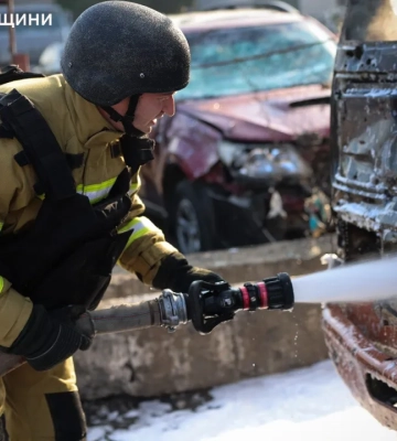 В Николаеве дроны нанесли удар по транспортному предприятию. ФОТО