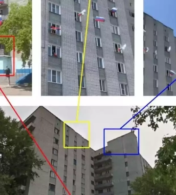 Фейк: в Одесі провели флешмоб з російськими прапорами