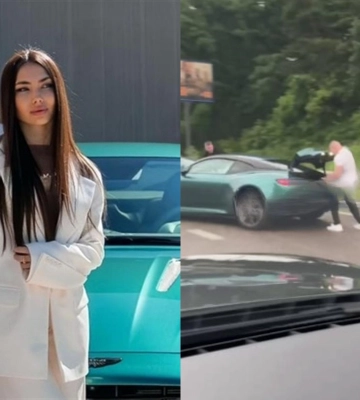 Под Киевом разбился изумрудный Aston Martin стоимостью $350 000: автомобиль принадлежит известному блогеру (видео)