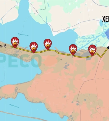 Карта бойових дій 6-13 червня: перерізання Криму, криза в Костянтинівці та ще один контрнаступ