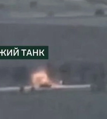 Дронари бригады "Гарт" уничтожили 2 российских танка и 4 пушки на Южно-Слобожанском направлении. ВИДЕО
