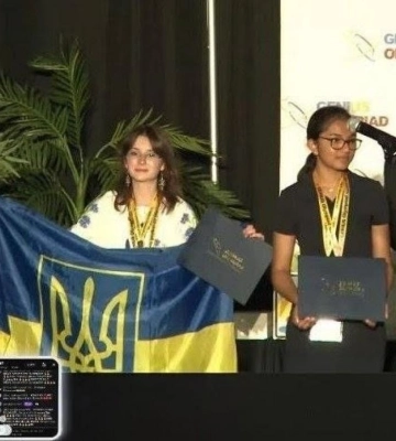 Рівнянка стала переможницею міжнародного фіналу олімпіади світового рівня у США