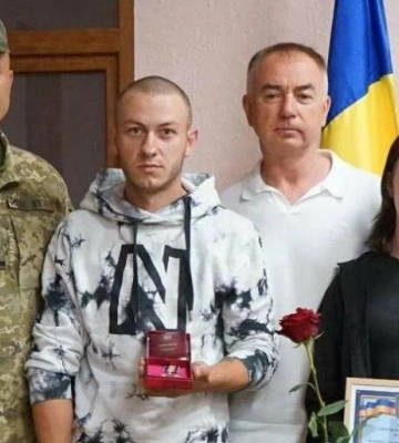 Родині полеглого прикордонника Олександра Войтенка вручили орден "За мужність"
