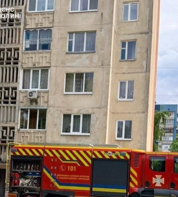 У Луцьку на Соборності палала квартира: причину встановлюють