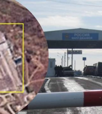 Супутникові знімки підтвердили ураження КПП "Джанкой" та мосту через протоку Промоїна