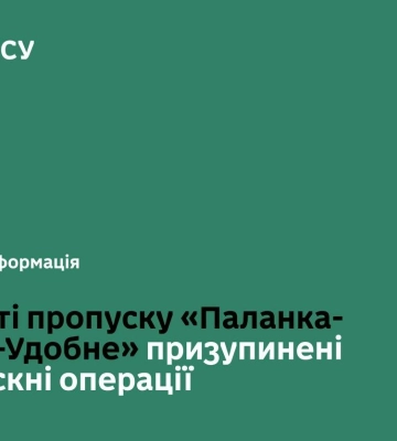У пункті пропуску «Паланка» на Одещині призупинені пропускні операції через технічні несправності