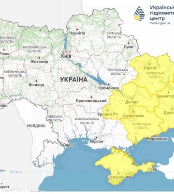 Грози, град і шквали: частину України накриє негода 15 червня