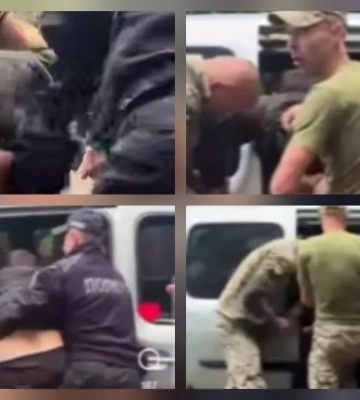 Скандальное видео из Житомира: сотрудники ТЦК и полиции задержали мужчину возле дома на глазах у прохожих. ВИДЕО