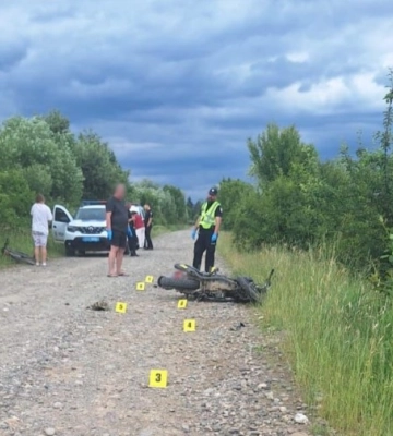 На Хустщині у ДТП загинув мотоцикліст