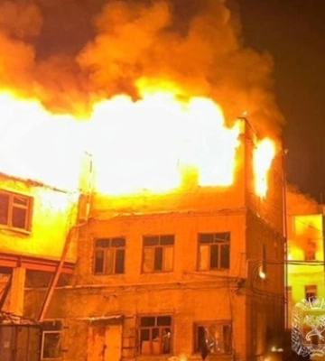 У Харкові новий приліт і пожежа